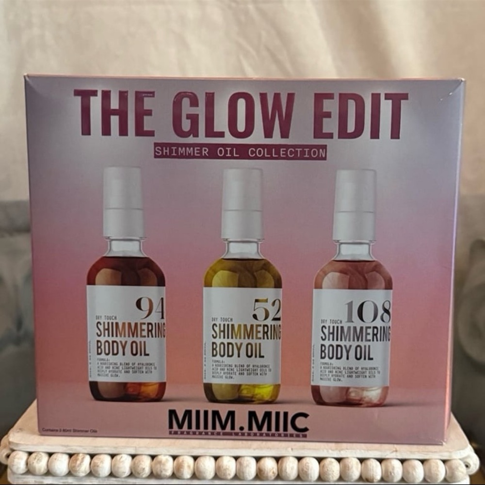 ⚡️MIIM.MIIC The Glow Edit - Shimmer Oil Collection